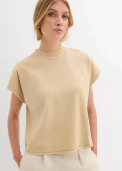 Damen bonprix Nachhaltigere Materialien|Shirts & Tops|T-Shirt aus reiner Bio-Baumwolle