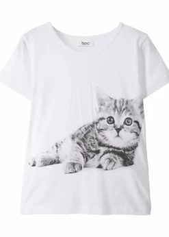 Kinder bonprix Mädchen 2-8 Jahre·Nachhaltigere Materialien|Mädchen 9-16 Jahre·Nachhaltigere Materialien|T-Shirt aus reiner Bio-Baumwolle