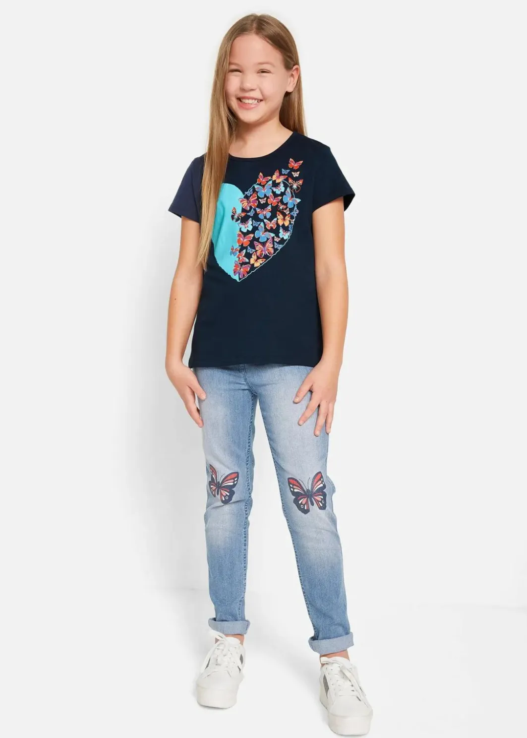 Kinder bonprix Mädchen 9-16 Jahre·Shirts & Blusen|Mädchen 2-8 Jahre·Nachhaltigere Materialien|T-Shirt aus reiner Bio-Baumwolle