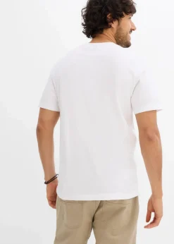 T-Shirt aus reiner Bio-Baumwolle Herren Große Größen|Shirts & Polos