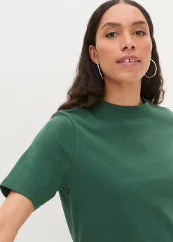 Sale T-Shirt aus reiner schwerer Bio-Baumwolle Damen Shirts & Tops|Basics