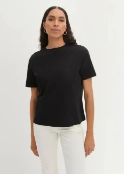 Clearance T-Shirt aus reiner schwerer Bio-Baumwolle Damen Shirts & Tops|Basics