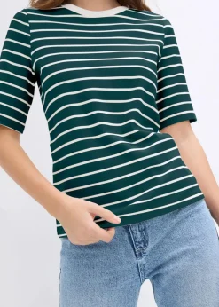 T-Shirt aus schwerer Bio-Baumwolle Damen Nachhaltigere Materialien|Shirts & Tops