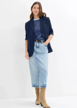 Damen bonprix Nachhaltigere Materialien|Shirts & Tops|T-Shirt aus schwerer Bio-Baumwolle