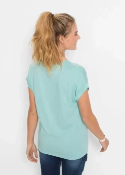 Damen bonprix Shirts & Tops|T-Shirt aus softem Viskose-Mix