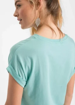 Damen bonprix Shirts & Tops|T-Shirt aus softem Viskose-Mix