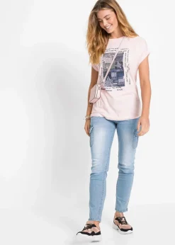 Sale T-Shirt aus softem Viskose-Mix Damen Shirts & Tops