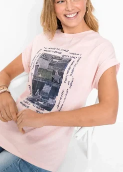Sale T-Shirt aus softem Viskose-Mix Damen Shirts & Tops