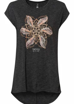 Damen bonprix Shirts & Tops|T-Shirt aus softem Viskose-Mix