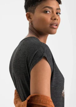 Damen bonprix Shirts & Tops|T-Shirt aus softem Viskose-Mix