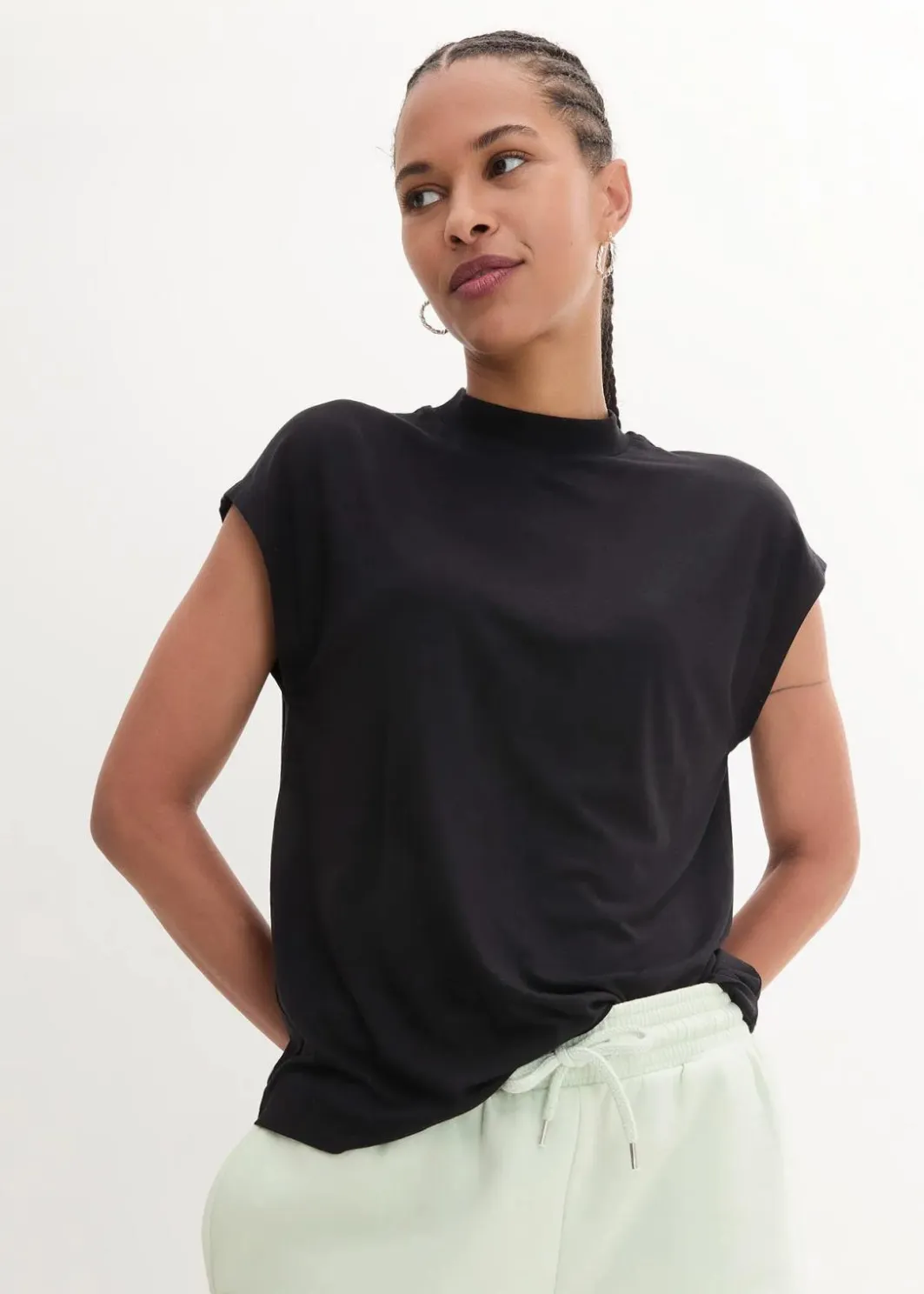 Hot T-Shirt aus softer Viskose Damen Shirts & Tops|Basics