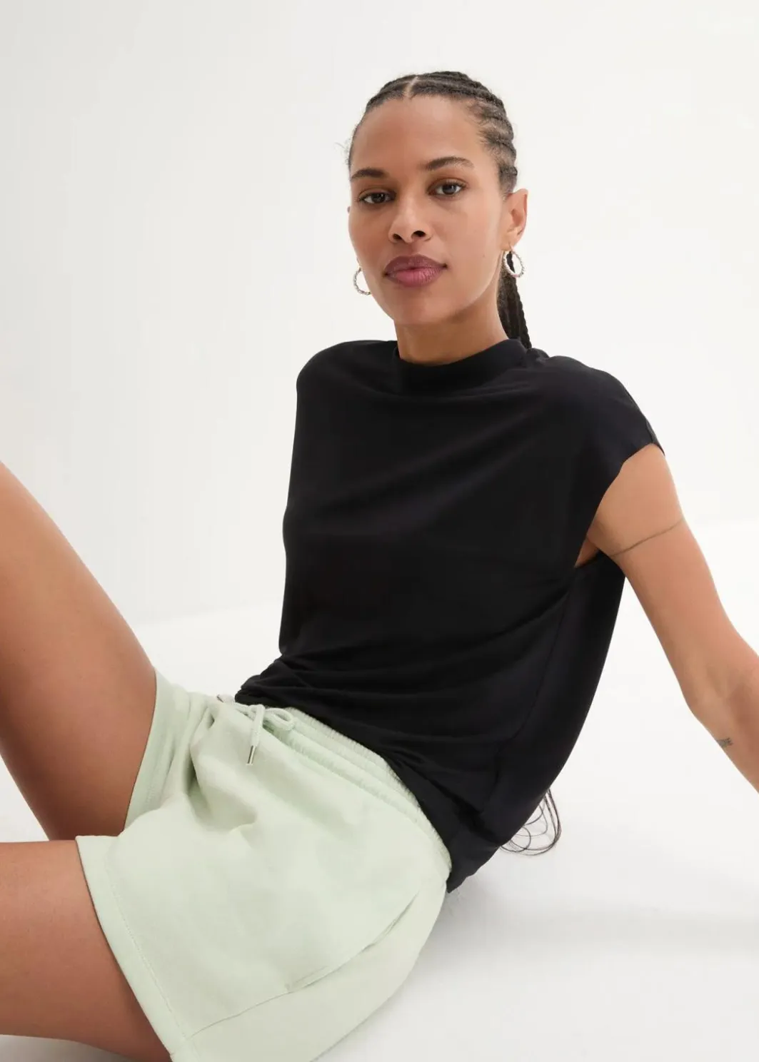 Hot T-Shirt aus softer Viskose Damen Shirts & Tops|Basics