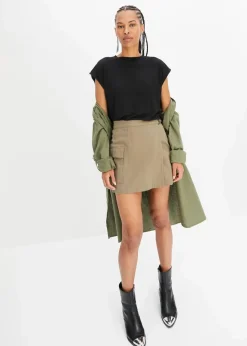 New T-Shirt aus softer Viskose Damen Nachhaltigere Materialien|Shirts & Tops