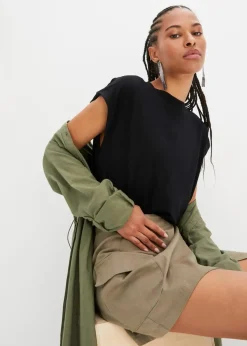 New T-Shirt aus softer Viskose Damen Nachhaltigere Materialien|Shirts & Tops