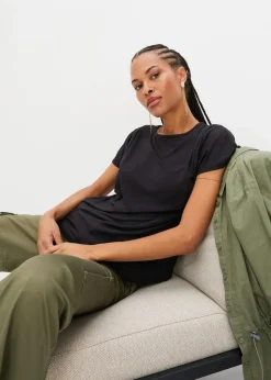 Damen bonprix Basics|Shirts & Tops|T-Shirt aus softer Viskose