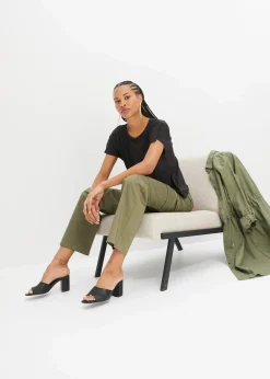 Damen bonprix Basics|Shirts & Tops|T-Shirt aus softer Viskose