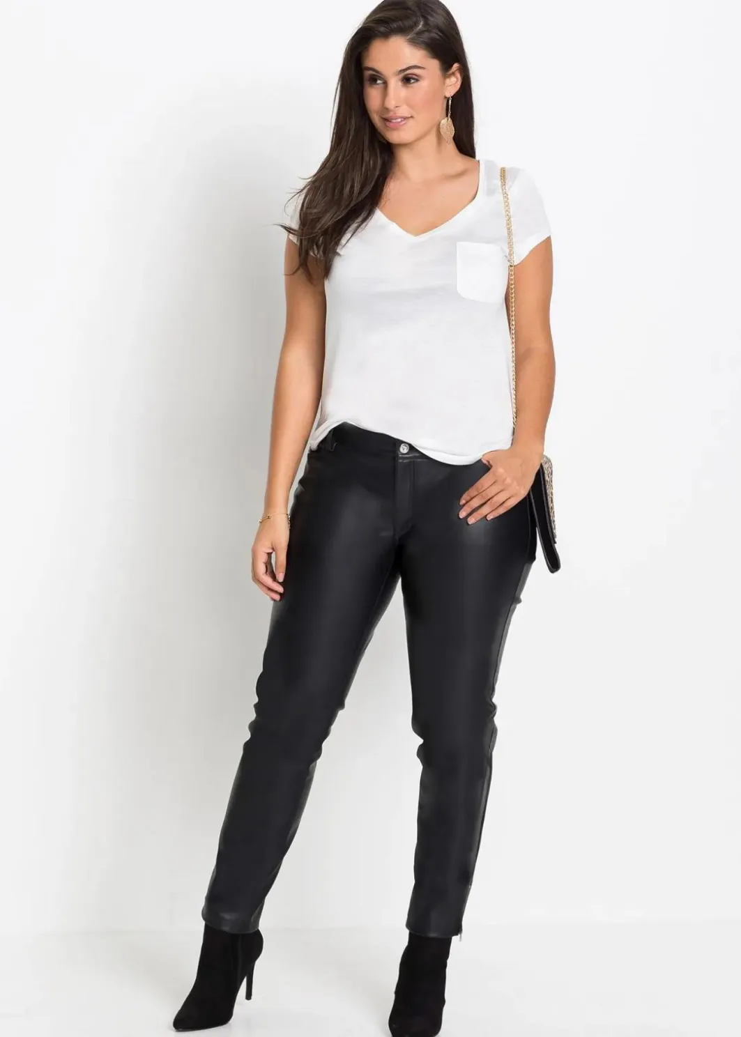 Damen bonprix Basics|Shirts & Tops|T-Shirt aus softer Viskose