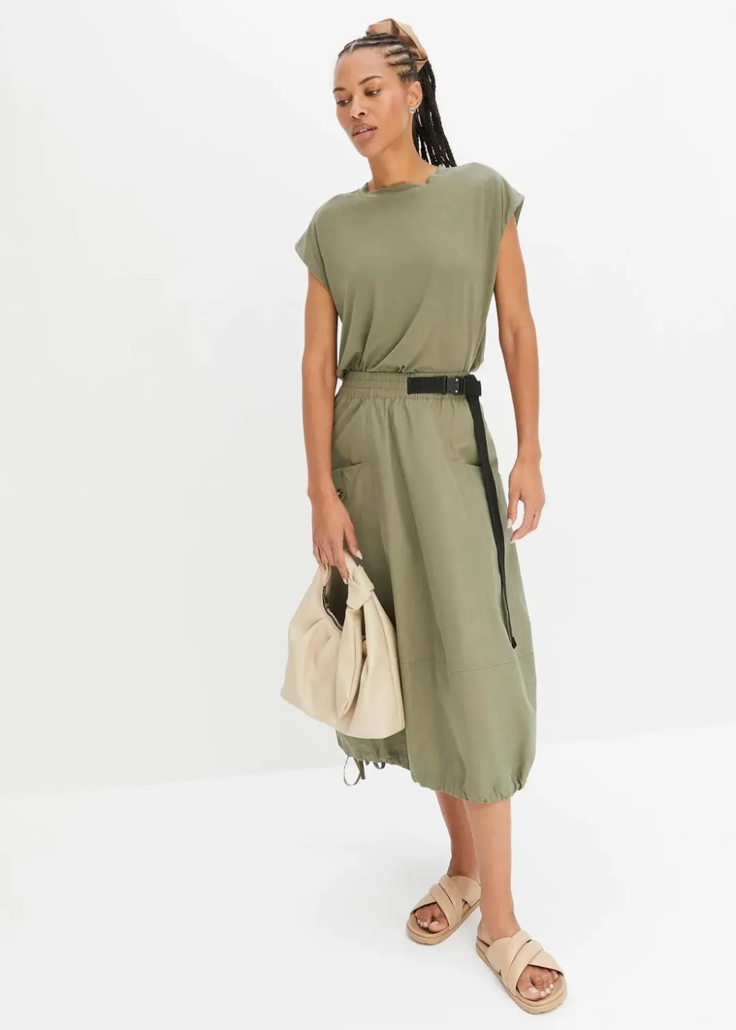 Damen bonprix Nachhaltigere Materialien|Shirts & Tops|T-Shirt aus softer Viskose