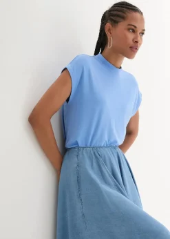 Damen bonprix Shirts & Tops|Basics|T-Shirt aus softer Viskose
