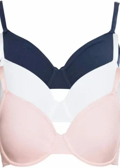 Best T-Shirt BH mit Bügel aus Bio-Baumwolle (3er Pack) Damen Große Cups D-H|Nachhaltigere Materialien