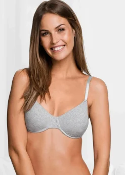 New T-Shirt BH mit Bügel aus Bio-Baumwolle (3er Pack) Damen Große Cups D-H|Nachhaltigere Materialien