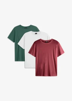 Herren bonprix Shirts & Polos|Basics|T-Shirt (3er Pack)