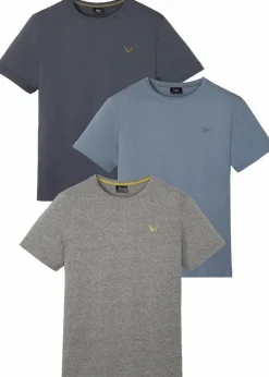 Hot T-Shirt (3er Pack) Herren Große Größen|Basics