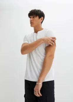Herren bonprix Große Größen|Basics|T-Shirt (5er Pack)