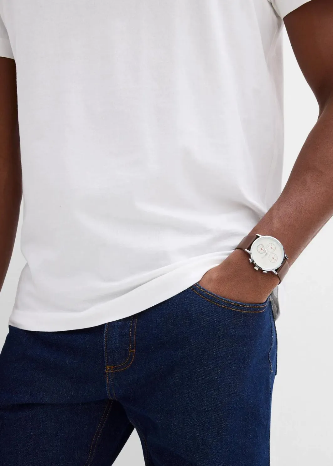 Herren bonprix Shirts & Polos|Basics|T-Shirt (3er Pack)