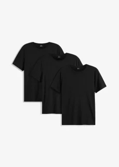 Herren bonprix Große Größen|Basics|T-Shirt (3er Pack)