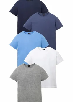Herren bonprix Shirts & Polos|Sportbekleidung|T-Shirt (5er Pack)