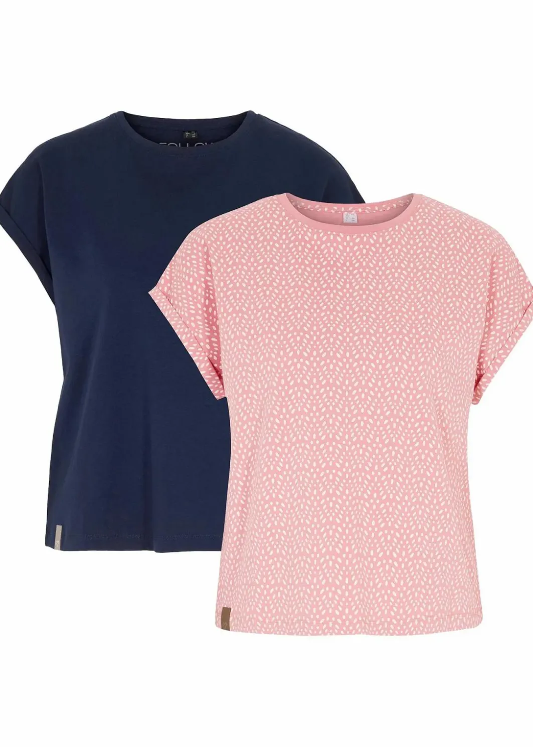 Damen bonprix Shirts & Tops|Nachhaltigere Materialien|T-Shirt (2er Pack)