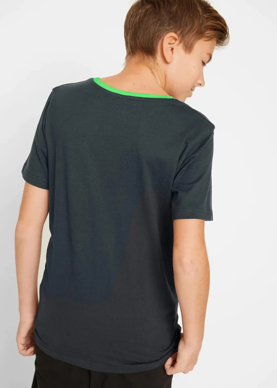 Clearance T-Shirt (2er Pack) aus reiner Baumwolle Kinder Jungen 9-16 Jahre·Mehrfachpacks|Jungen 9-16 Jahre·Shirts