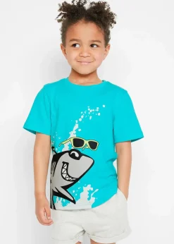 Kinder bonprix Jungen 2-8 Jahre·Nachhaltigere Materialien|Jungen 2-8 Jahre·Mehrfachpacks|T-Shirt (2er Pack) aus reiner Bio-Baumwolle