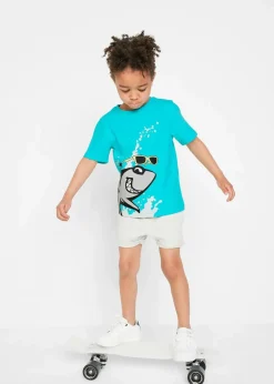Kinder bonprix Jungen 2-8 Jahre·Nachhaltigere Materialien|Jungen 2-8 Jahre·Mehrfachpacks|T-Shirt (2er Pack) aus reiner Bio-Baumwolle
