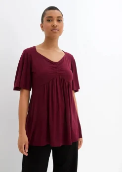 Clearance T-Shirt in A-Linie, kurzarm Damen Nachhaltigere Materialien|Shirts & Tops