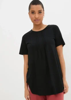 Damen bonprix Shirts & Tops|T-Shirt in A-Linien-Form, kurzarm