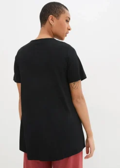 Damen bonprix Shirts & Tops|T-Shirt in A-Linien-Form, kurzarm