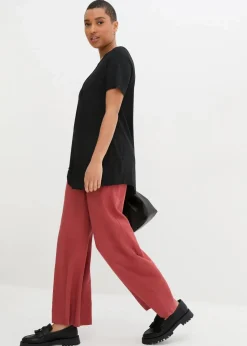 Damen bonprix Shirts & Tops|T-Shirt in A-Linien-Form, kurzarm