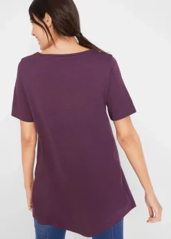 Damen bonprix Shirts & Tops|T-Shirt in A-Linien-Form, kurzarm