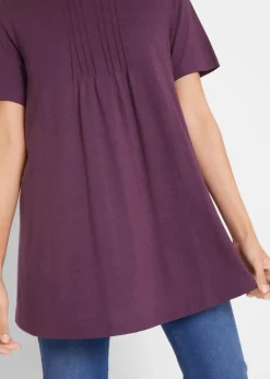 Damen bonprix Shirts & Tops|T-Shirt in A-Linien-Form, kurzarm