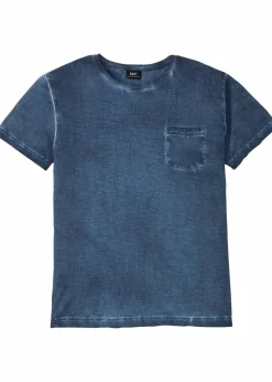 Sale T-Shirt in gewaschener Optik Herren Shirts & Polos|Große Größen