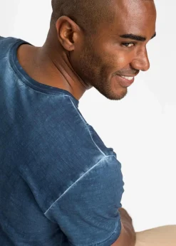 Sale T-Shirt in gewaschener Optik Herren Shirts & Polos|Große Größen