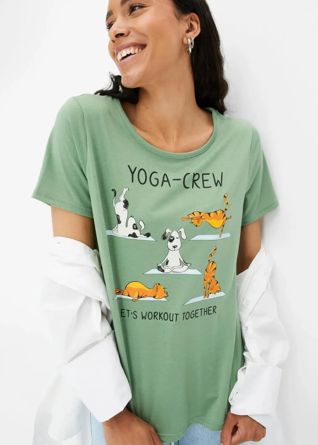 Damen bonprix Shirts & Tops|T-Shirt mit Druck