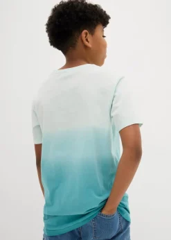 Kinder bonprix Jungen 2-8 Jahre·Nachhaltigere Materialien|Jungen 9-16 Jahre·Shirts|T-Shirt mit Farbverlauf aus reiner Bio-Baumwolle