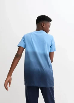 Kinder bonprix Jungen 9-16 Jahre·Shirts|Jungen 2-8 Jahre·Nachhaltigere Materialien|T-Shirt mit Farbverlauf aus reiner Bio-Baumwolle