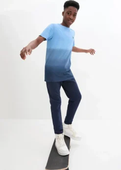 Kinder bonprix Jungen 9-16 Jahre·Shirts|Jungen 2-8 Jahre·Nachhaltigere Materialien|T-Shirt mit Farbverlauf aus reiner Bio-Baumwolle