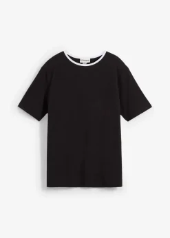 Damen bonprix Shirts & Tops|T-Shirt mit Kontrastdetail