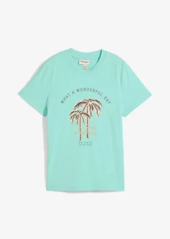 Damen bonprix Nachhaltigere Materialien|Shirts & Tops|T-Shirt mit Motivprint