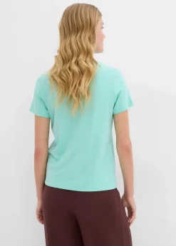 Damen bonprix Nachhaltigere Materialien|Shirts & Tops|T-Shirt mit Motivprint